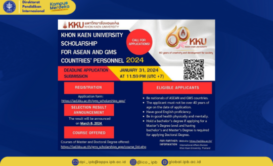 Khon Kaen University Scholarship (1)